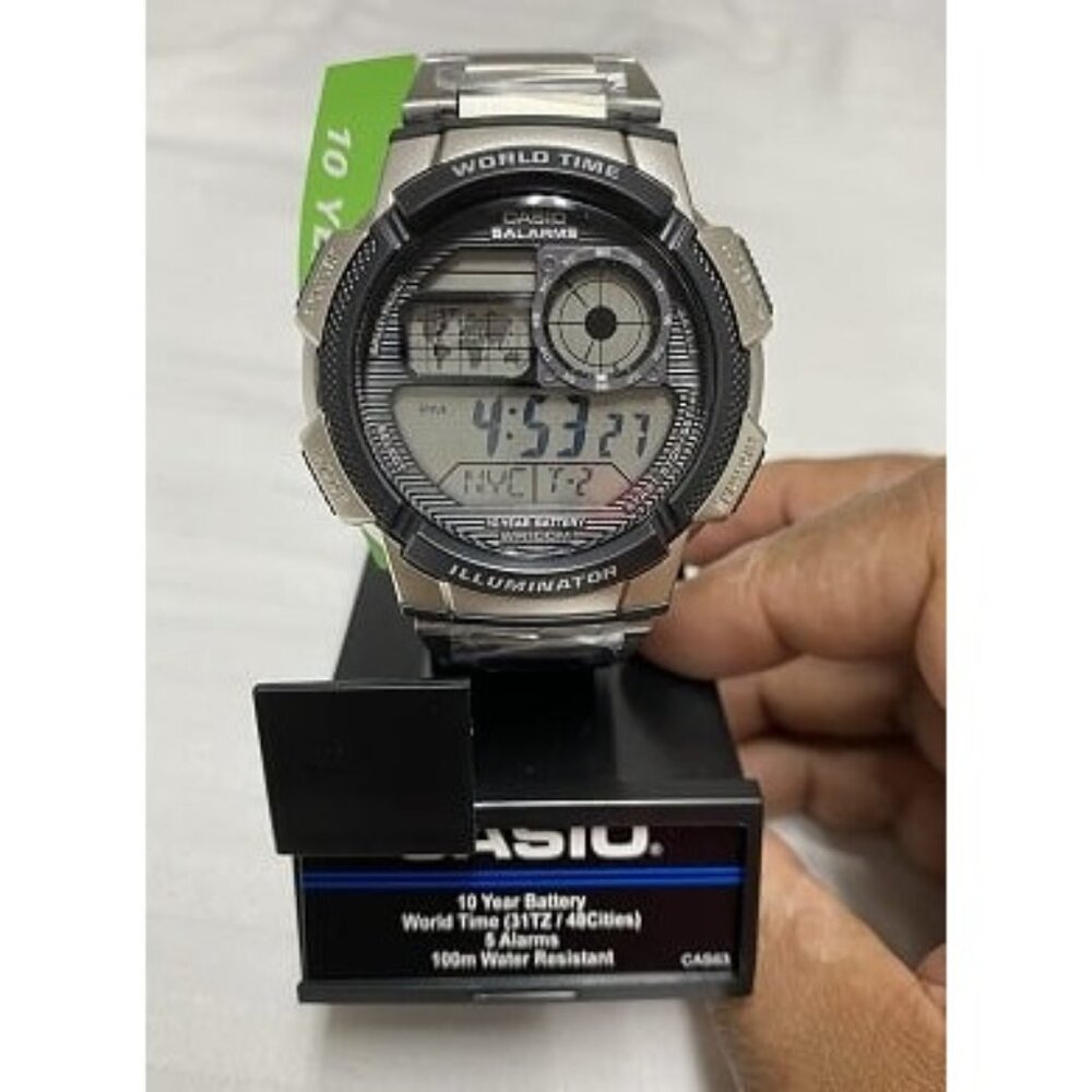 New Men’s Digital Watch | 100M WR | Multi Alarms | 100 SEC Stopwatch